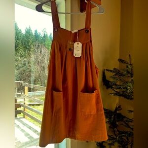 Love Riche Overall Mini Dress Size Large